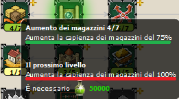 Capienza magazzini